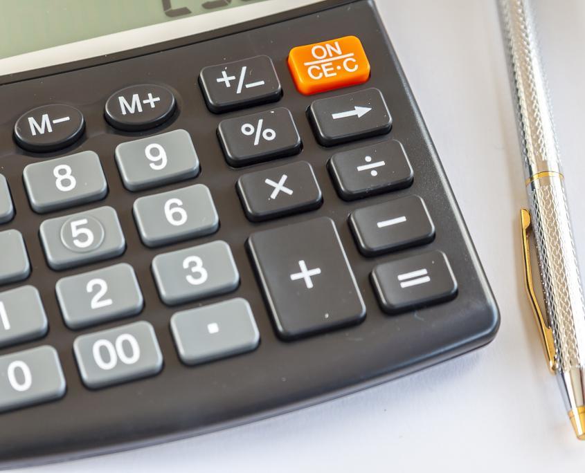 Calculator And Pen